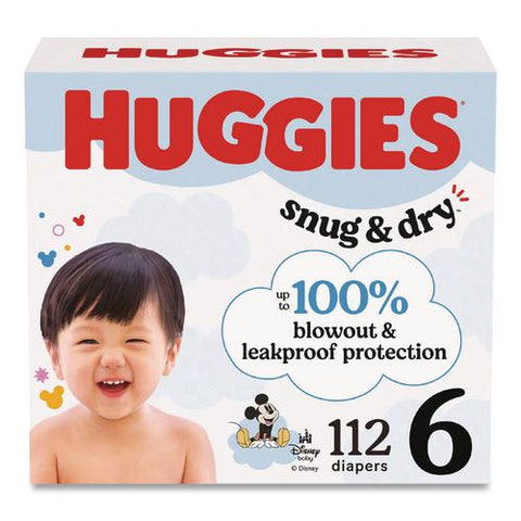 Sung And Dry Diapers, Size 6, 35+ Lbs, 112/carton