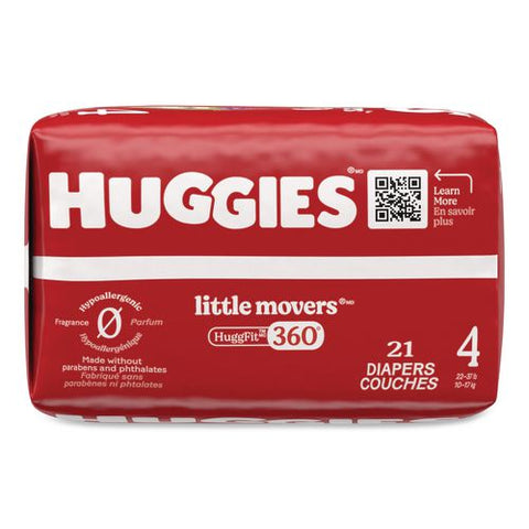 Little Movers Huggfit 360 Degree, Size 4, 22 Lbs To 37 Lbs Disney Design, 21/pack