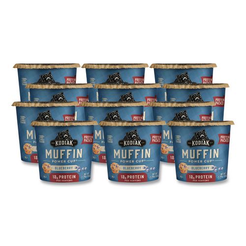 Cakes Blueberry Muffin Power Cup, 2.29 Oz Cup, 12/carton