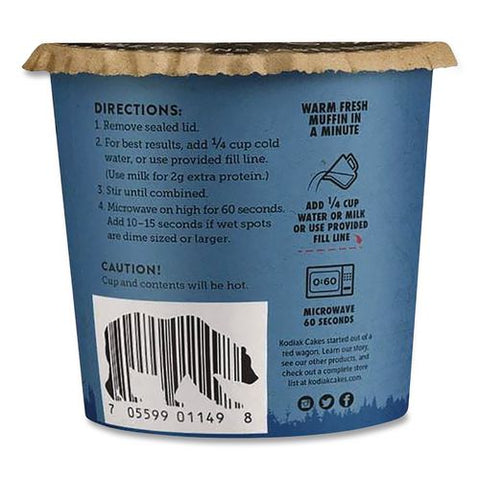 Cakes Blueberry Muffin Power Cup, 2.29 Oz Cup, 12/carton