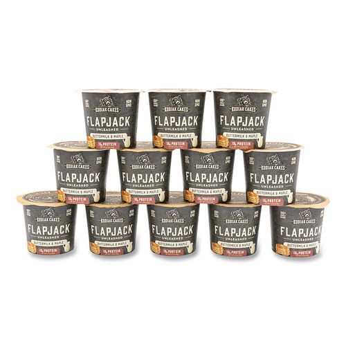 Cakes Buttermilk And Maple Flapjack Power Cup, 2.15 Oz Cup, 12/carton