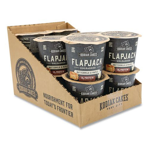 Cakes Buttermilk And Maple Flapjack Power Cup, 2.15 Oz Cup, 12/carton