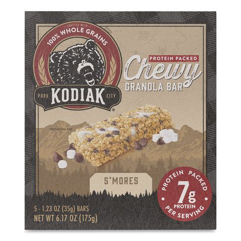 Chewy S'mores Granola Bar, 1.23 Oz Bar, 5/box
