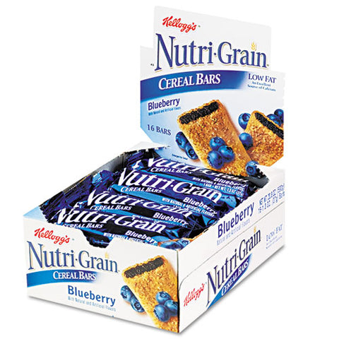 Nutri-grain Soft Baked Breakfast Bars, Blueberry, Indv Wrapped 1.3 Oz Bar, 16/box