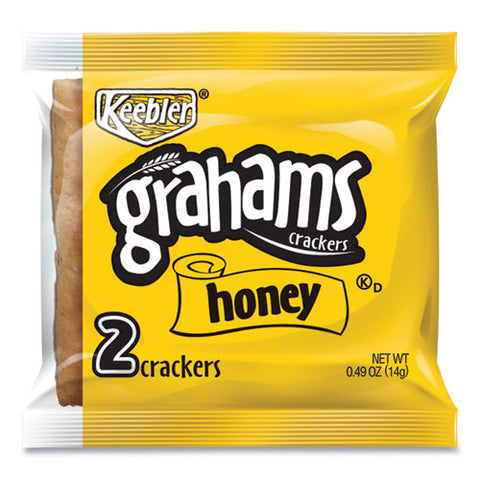 Honey Grahams Crackers, 0.49 Oz Bag, 200/carton