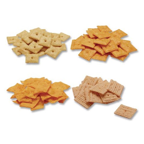 Baked Snack Crackers Flavor Variety Pack, Assorted Sizes And Flavors, 36 Bags/carton