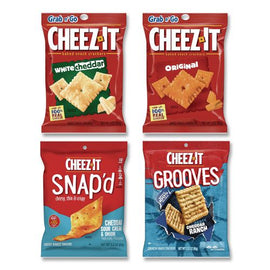 Baked Snack Crackers Flavor Variety Pack, Assorted Sizes And Flavors, 36 Bags/carton