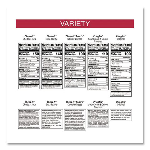 Classic Combo Variety Snack Pack, Assorted Sizes And Flavors, 40/carton