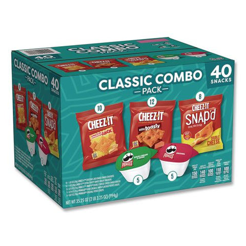Classic Combo Variety Snack Pack, Assorted Sizes And Flavors, 40/carton