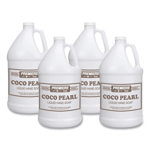 Coco Pearl Liquid Hand Soap, Coconut Scent, 128 Oz, 4/carton