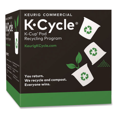 K-cycle K-cup Pod Recycling Station, Plastic, Black/green/white, 5/pack