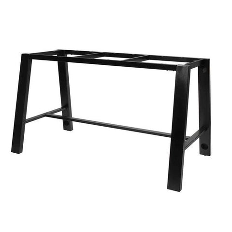 Midtown Dining Table With Four Navy Kool Series Chairs, 36 X 72 X 30, Kensington Maple