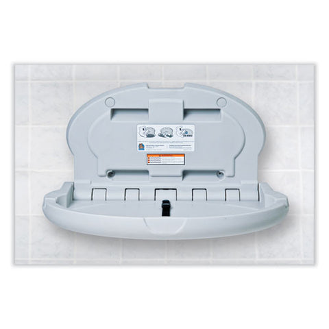Kb208 Oval Wall Mounted, 34 X 21, Gray