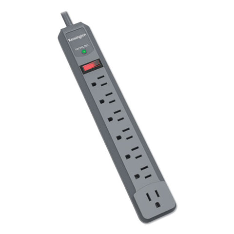 Guardian Premium Surge Protector, 7 Ac Outlets, 6 Ft Cord, 540 J, Gray