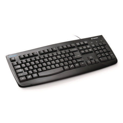 Pro Fit Usb Washable Keyboard, 104 Keys, Black