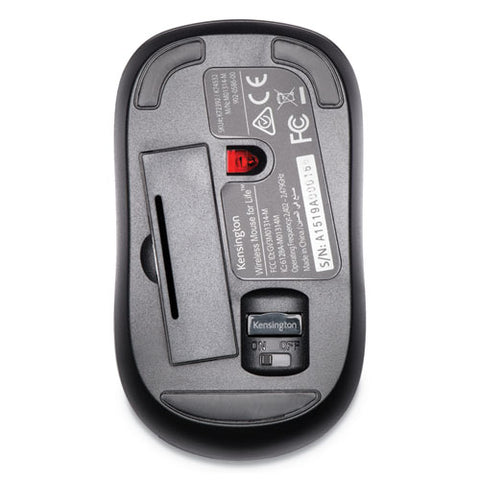 Wireless Mouse For Life, 2.4 Ghz Frequency/30 Ft Wireless Range, Left/right Hand Use, Black