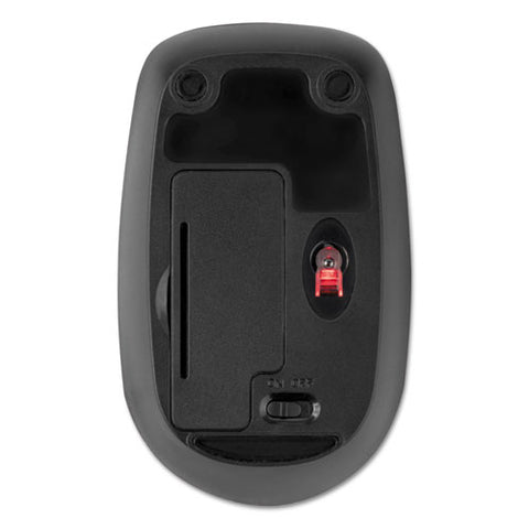 Pro Fit Wireless Mobile Mouse, 2.4 Ghz Frequency/30 Ft Wireless Range, Left/right Hand Use, Black