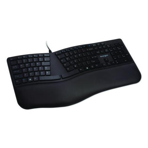 Pro Fit Ergo Wired Keyboard, Black