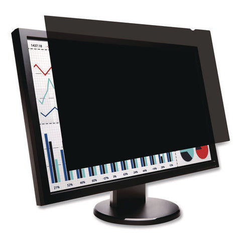 Anti-glare Reversible Privacy Screen For 24" Widescreen Flat Panel Monitor, 16:9 Aspect Ratio