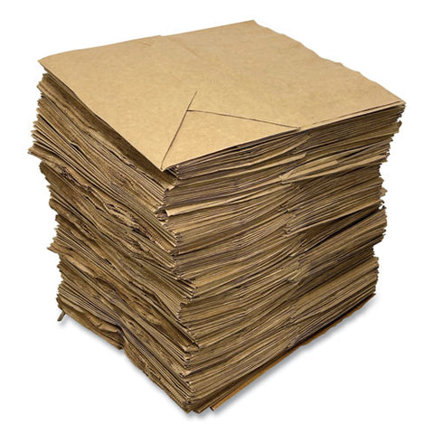 Kraft Paper Bags, Natural Kraft Flat Handles, 11" X 7" X 12", Brown, 250/carton