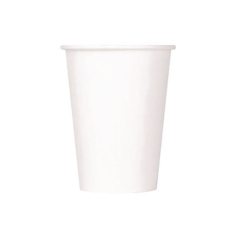 Double Poly Paper Cold Cups, 12 Oz, White, 1,000/carton