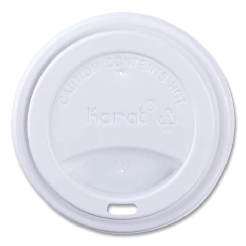 Hot Cup Lids, Fits 10 Oz To 24 Oz Paper Hot Cups, Sipper Lid, White, 1,000/carton