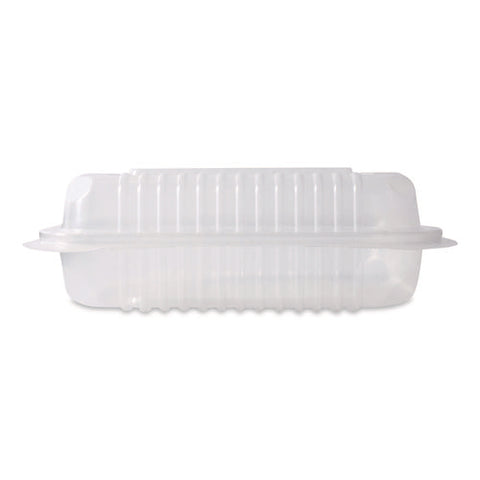 Polypropylene Plastic Hinged Container, 6 X 9 X 2.97, Clear, Plastic, 125/pack, 2 Packs/carton