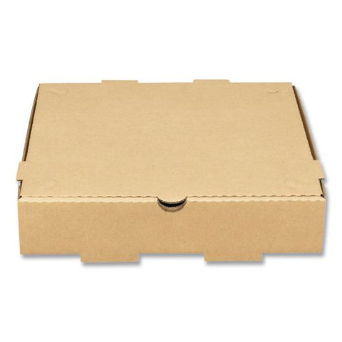 Corrugated Pizza Box, 10 X 10 X 2, Kraft, Cardboard, 50/carton