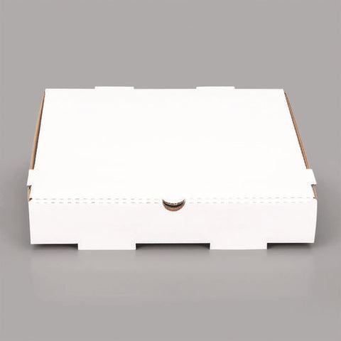 Corrugated Paper Boxes, 12 X 12 X 1.97, White/kraft, 50/carton