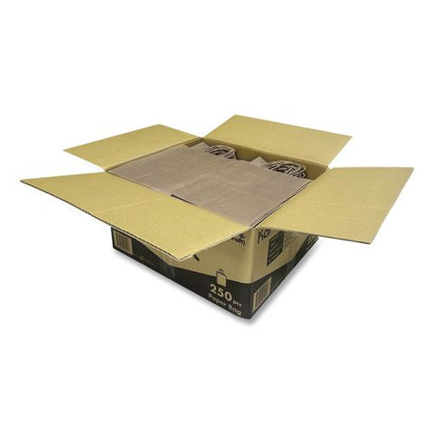 Paper Shopping Bag, Rope Handles, Small Size, 8.1 X 4.5 X 10.6, Kraft, 250/carton