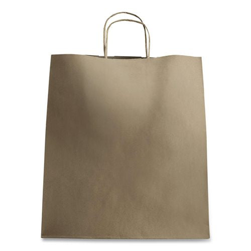 Huntington Paper Shopping Bag, Rope Handles, Large Size, 13.4 X 9.3 X 15.9, Kraft, 200/carton