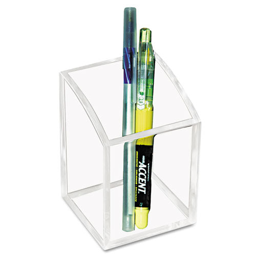 Acrylic Pencil Cup, 2.75 X 2.75 X 4, Clear