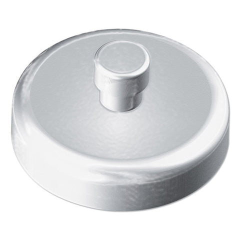 Mounting Magnets For Glove And Towel Dispensers, White/silver, 1.5" Diameter, 4/pack