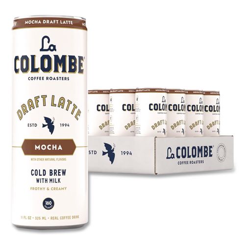 Draft Latte Cold Brew, Mocha Latte, 11 Oz Can, 12/carton