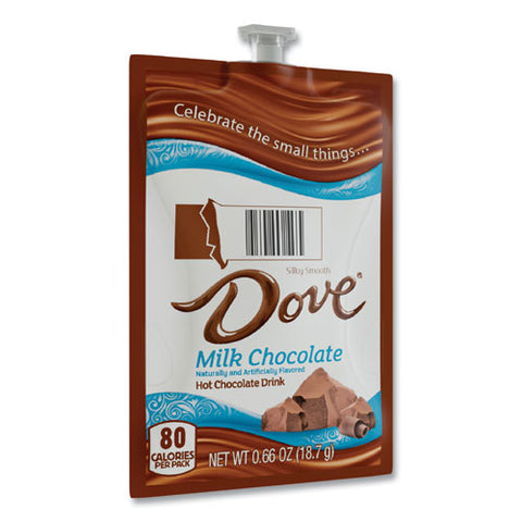 Dove Hot Chocolate Freshpack, Milk Chocolate, 0.66 Oz Pouch, 72/carton