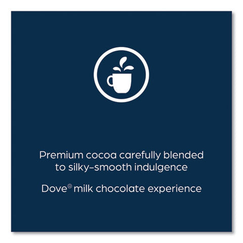 Dove Hot Chocolate Freshpack, Milk Chocolate, 0.66 Oz Pouch, 72/carton