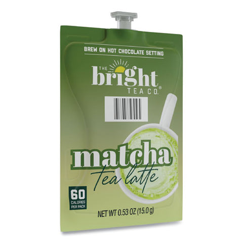 Bright Tea Co. Matcha Latte Freshpack, Matcha Tea Latte, 0.53 Oz Pouch, 72/carton