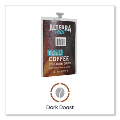 Alterra Cinnamon Dolce Iced Coffee Freshpack, Iced Cinnamon Dolce, 0.25 Oz Pouch, 90/carton