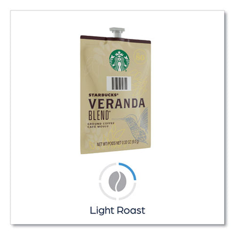 Starbucks Veranda Blend Coffee Freshpack, Veranda Blend, 0.32 Oz Pouch, 76/carton