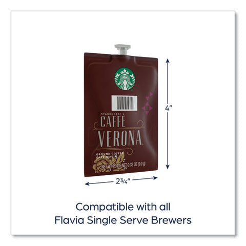 Starbucks Caffe Verona Coffee Freshpack, Caffe Verona, 0.32 Oz Pouch, 76/carton