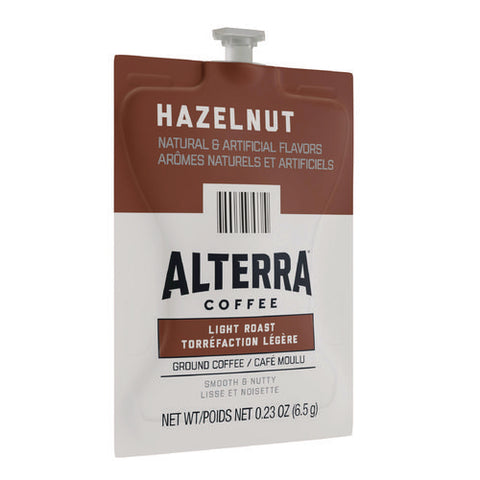 Alterra Hazelnut Coffee Freshpack, 0.23 Oz Pouch, 40/carton