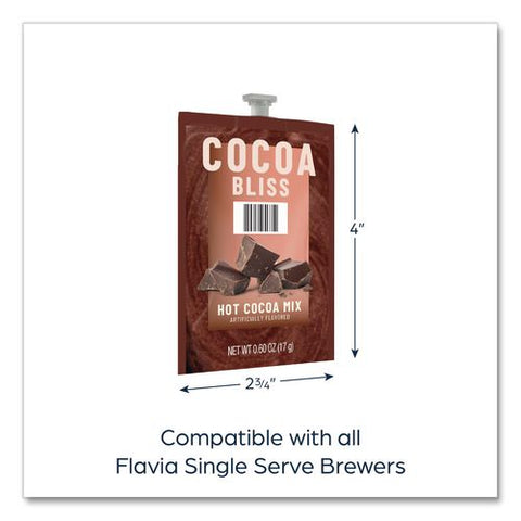 Cocoa Bliss Hot Chocolate Mix, Chocolate, 72/carton