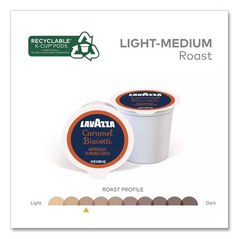 Caramel Biscotti Coffee K-cup, 22/box