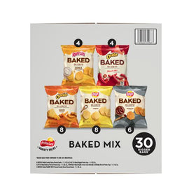 Baked Variety Pack, Lay's Regular/lay's Bbq/cheetos/ruffles Cheddar And Sour Cream/hot Cheetos, 30 Bags/box, 2 Boxes/carton