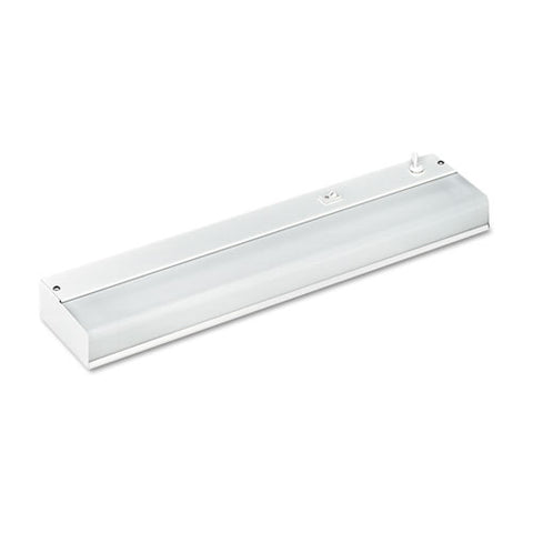 Low-profile Under-cabinet Led-tube Light Fixture With (1) 9 W Led Tube, Steel Housing, 18.25" X 4" X 1.75", White