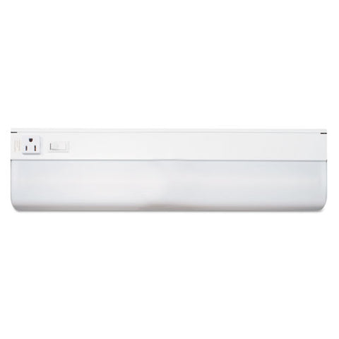 Low-profile Under-cabinet Led-tube Light Fixture With (1) 9 W Led Tube, Steel Housing, 18.25" X 4" X 1.75", White