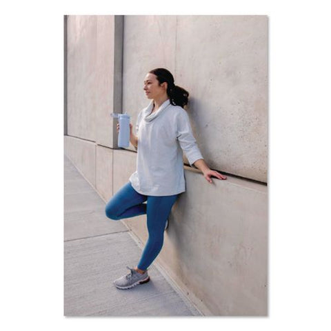 Cooper Stainless Steel Vacuum Insulated Water Bottle, 32 Oz, Halogen Blue