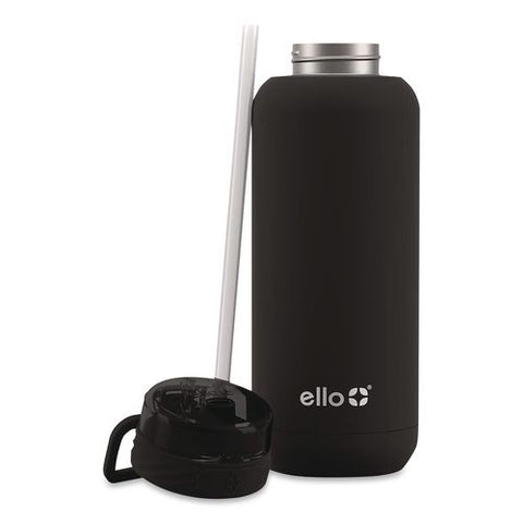Cooper Stainless Steel Vacuum Insulated Water Bottle, 32 Oz, Black