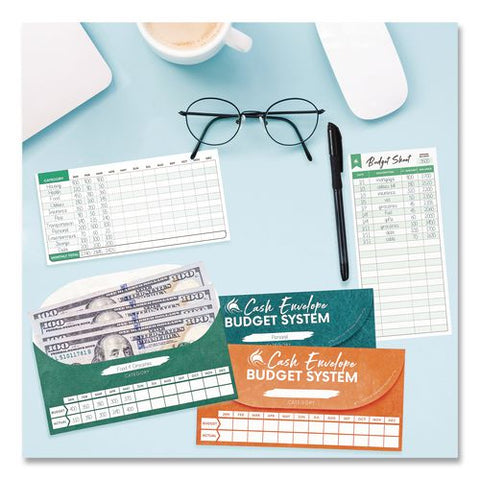 Budgeting Envelope System, 6.7 X 3.3, Assorted Colors