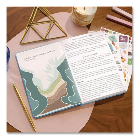 Mental Health And Anxiety Cbt Journal, Periwinkle Cover, 8.3 X 5.8 Sheets